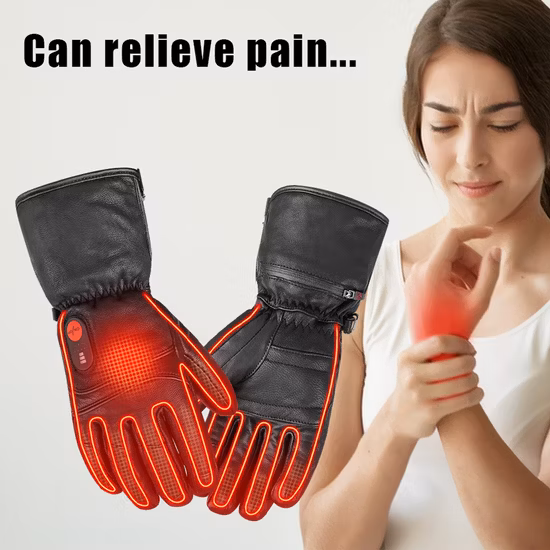 Gants chauffants température de chauffage réglable gants chauds imperméables gants thermiques intérieurs extérieurs chauffe-mains